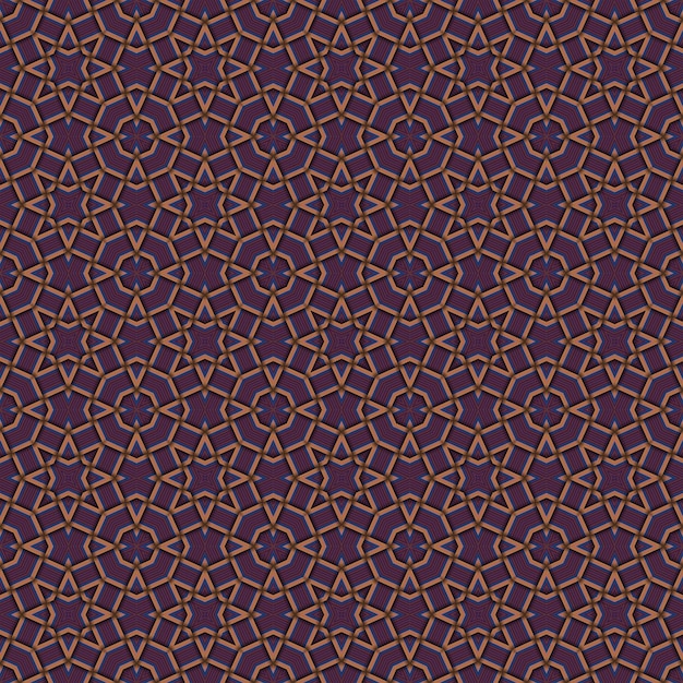 Naadloos gevlochten patroon van lijnen Vierkantig abstract patroon Gewoven stof textuur
