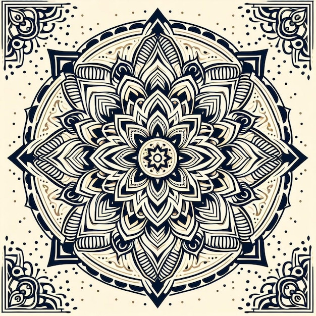 Naadloos mandala patroon ontwerp nieuw mandala patrone ontwerp mandala ontwerp achtergrond