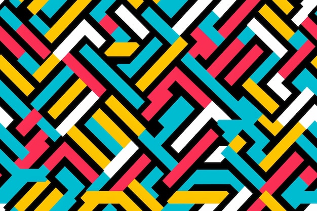 Naadloos patroon behang achtergrond ontwerp tegels
