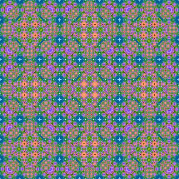 Foto naadloos patroon klein patroon van geometrische bloemen patronen voor stof en kleding