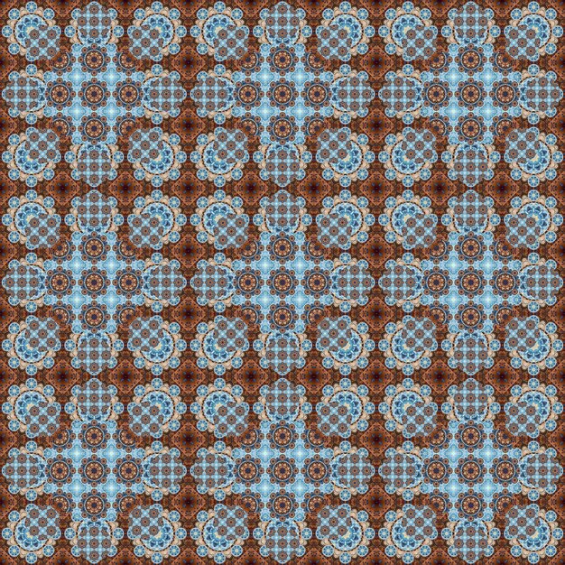 Naadloos patroon Klein patroon van geometrische bloemen Patronen voor stof en kleding