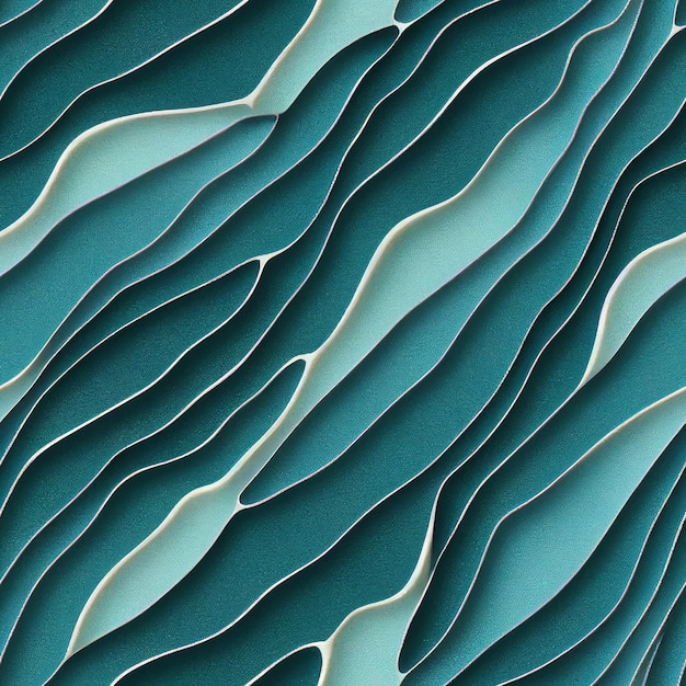 Naadloos patroon Meerdere lagen papercut lagen