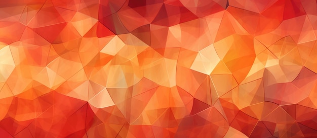 Naadloos patroon met mozaïektegels in oranje en rode tinten