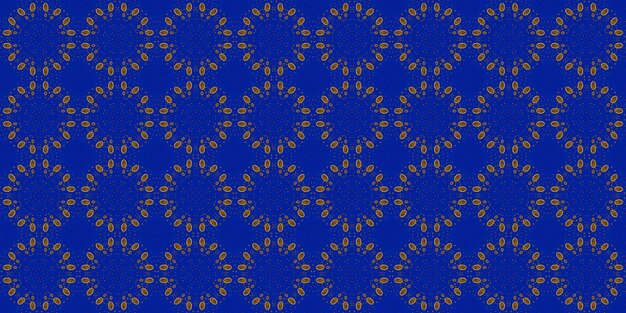 Naadloos patroon Oekraïens patroon Blauw geel