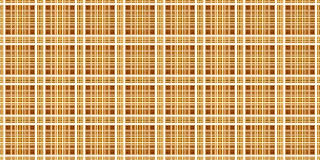 Naadloos patroon van geometrische lijnen Schotse patroonstijl De kleur is koffiebruin