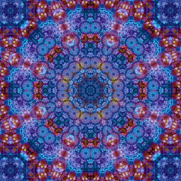 Foto naadloos vierkant patroon textuur kunstpatroon kaleidoscoop