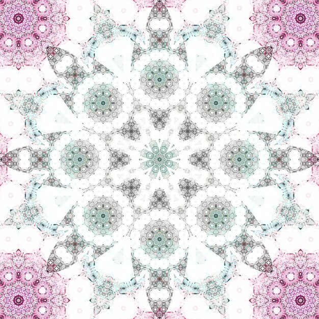 Naadloos vierkant patroon textuur Kunstpatroon Kaleidoscoop