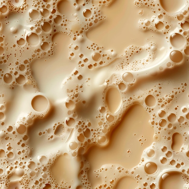 Naadloze 3D organische achtergrond van koffie met melk