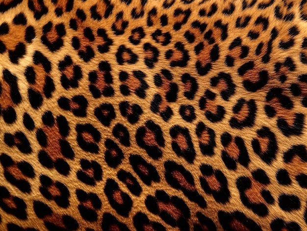 Foto naadloze leopardprent bont textuur achtergrond dierlijke huid textuur