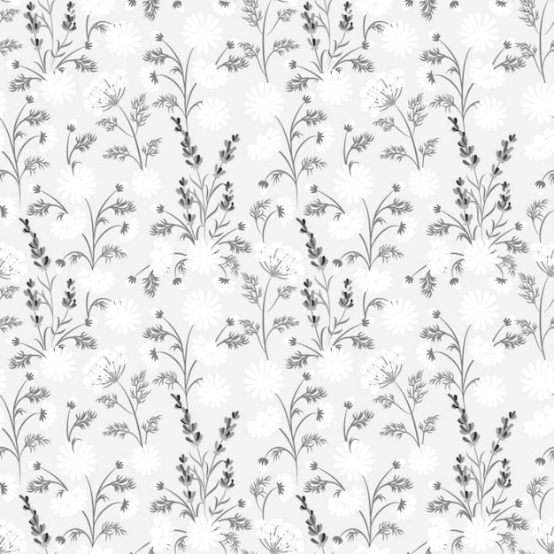naadloze patroon bloemen bloem bloesem bladeren illustratie doodle dierlijke natuur voor behang bruiloft uitnodigen cadeau papier