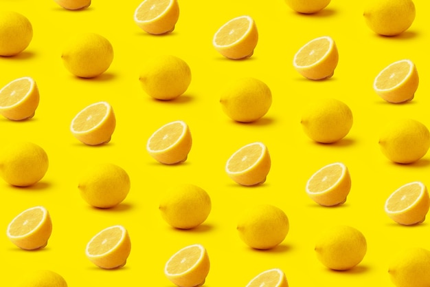 Naadloze patroon citroen