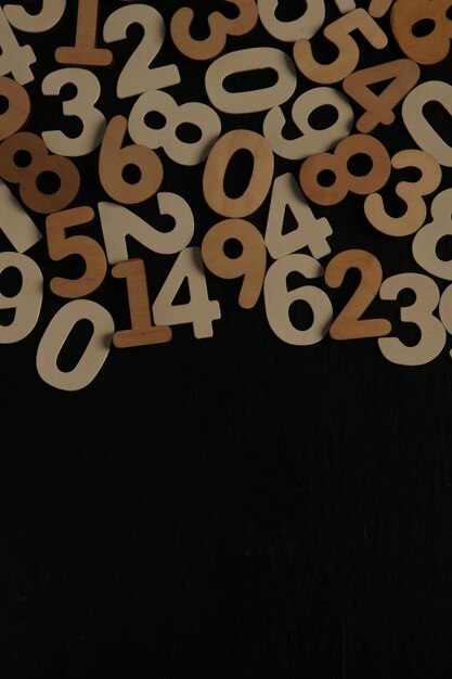 Foto naadloze patroon met getallen.