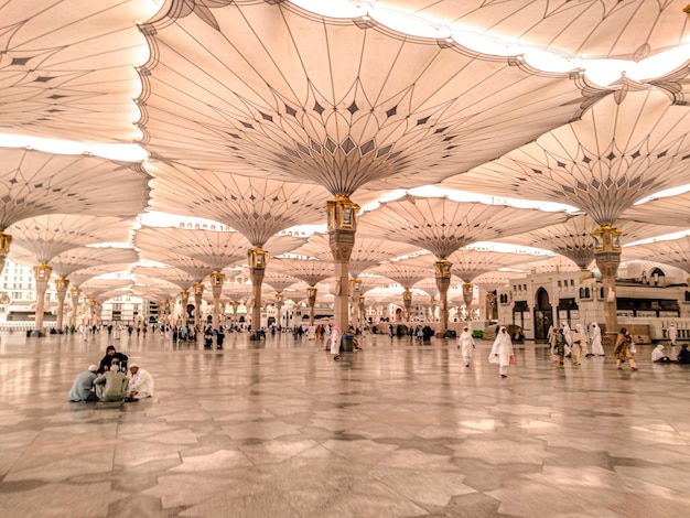 Foto nabawi-moskee madina saoedi-arabië