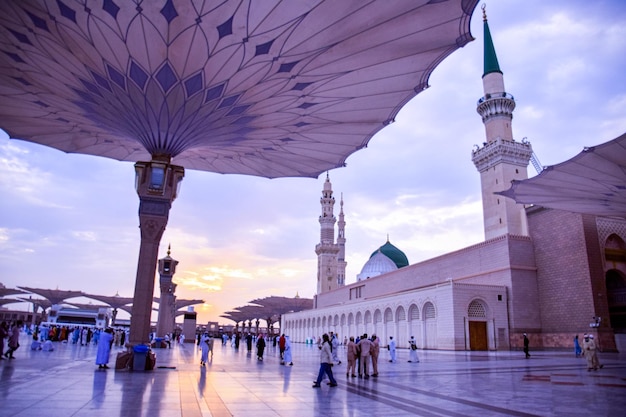 Foto nabawi-moskee madina saoedi-arabië