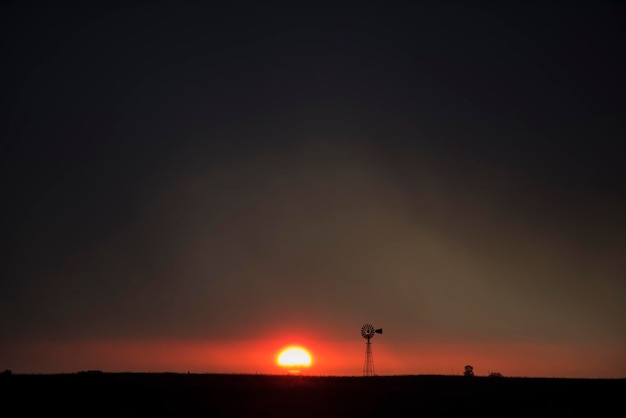 Nacht landschap