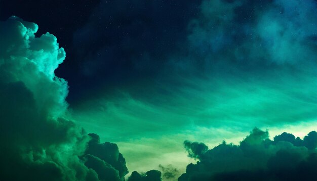 Nachthemel met wolken Donkere dramatische achtergrond met ruimte voor ontwerp Webbanner Wide
