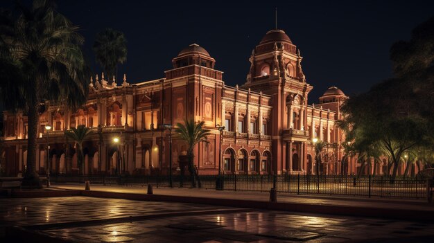 Nachtzicht op Casa Rosada