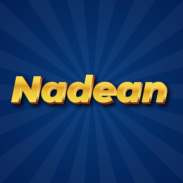 Nadean text effect gold jpg attractive background card photo