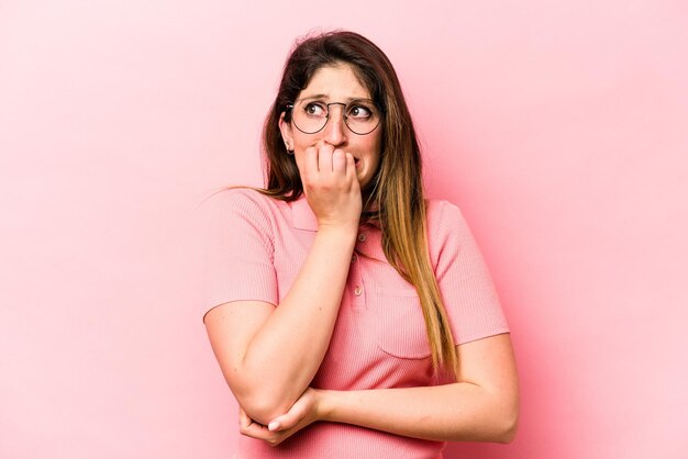 Nagelbijten nerveus en erg angstig