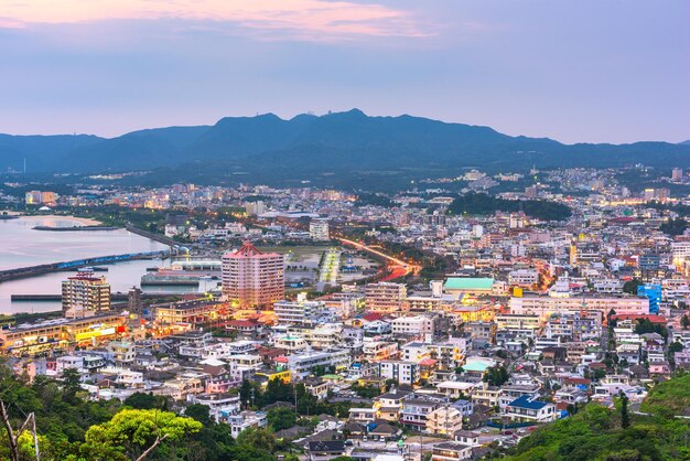 Nago Okinawa Japan Skyline