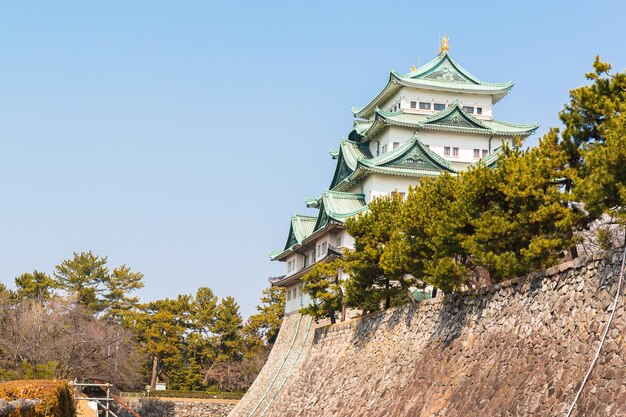 사진 나고야 성 (nagoya castle) 은 일본 나고야의 역사적인 랜드마크이다.