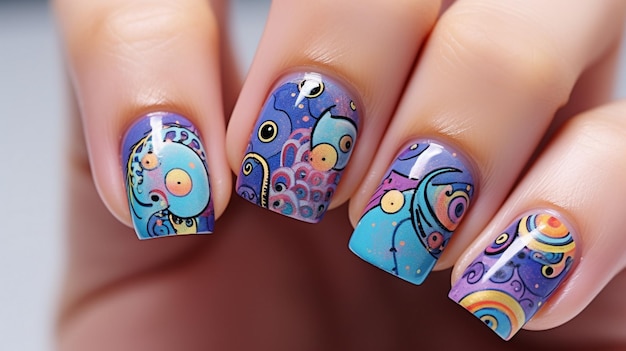 nail art ideas for the sea themed ladies