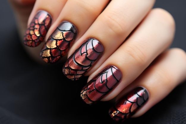 nail art for the new year