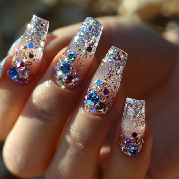 Glitter Tips - Gel – nailssbycoral