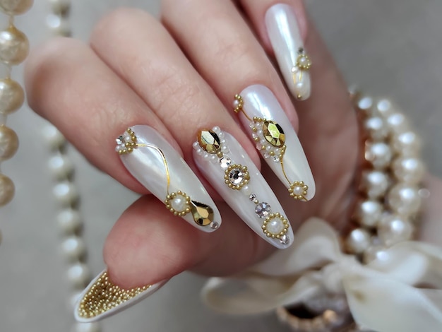 Bridal Nail Art Designs: Timeless Elegance and Delicate Details | by Best  Nail Art Designs | Medium