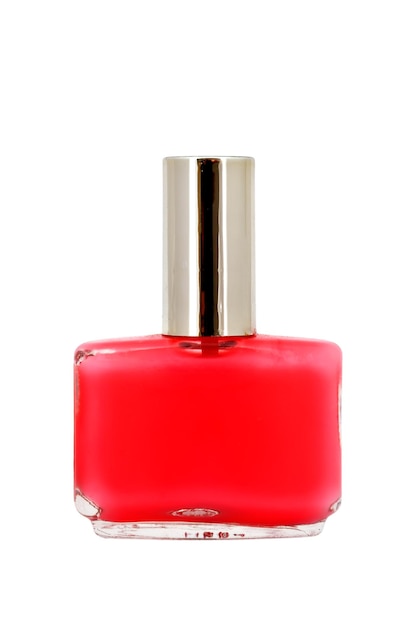 Nail polish red