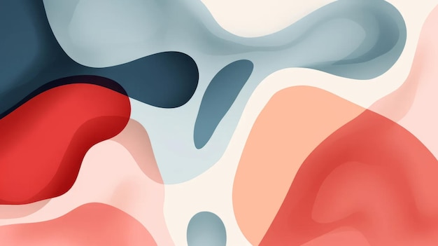 Naive abstract art background in bright colors