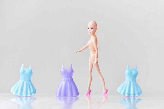 Photo naked dolls and clothes