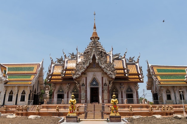 Foto nakhonpathom thailandia 4 aprile 2022 tempio di sisa thong