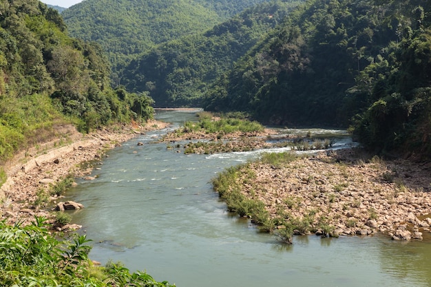 Nam Phak river Mountain river in the Oudomxay Province in Laos