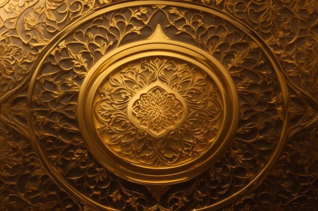 写真 マディナのナバウィ・モスクのドアにアラビア語で書かれたムハンマドの名