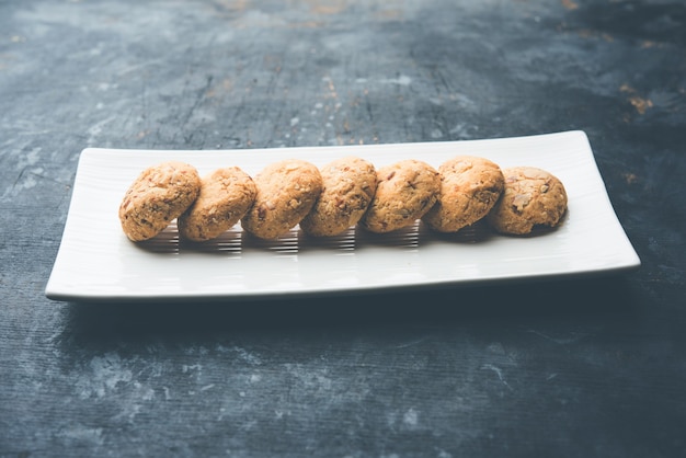 Nan khatai or Nankhatai is an authentic Indian sweet and savory eggless cookie loaded with dry fruits