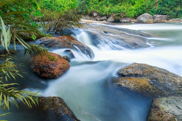 Nang rong waterfall at Nakorn nayok Province, Thailand