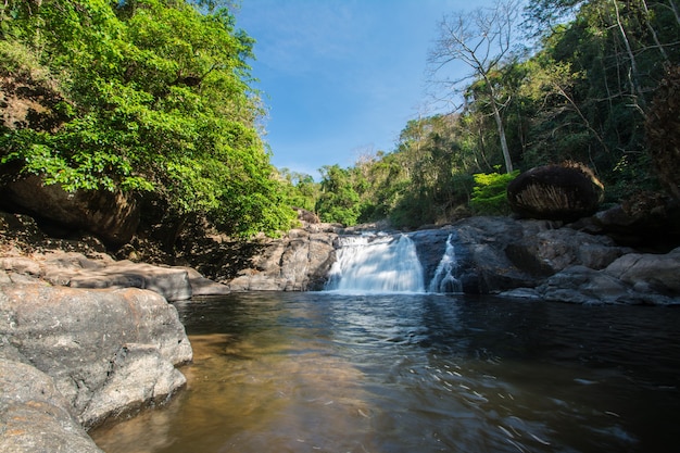 Nangrong-waterval l, Nakhon Nayok in Thailand