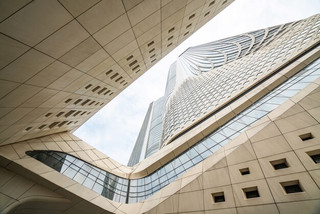 Nanjing, Jiangsu, China - 25 september 2020: architectonische kenmerken van het Nanjing International Youth Cultural Center