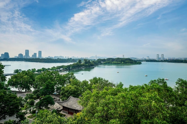 Nanjing Xuanwu Lake Park-landschap