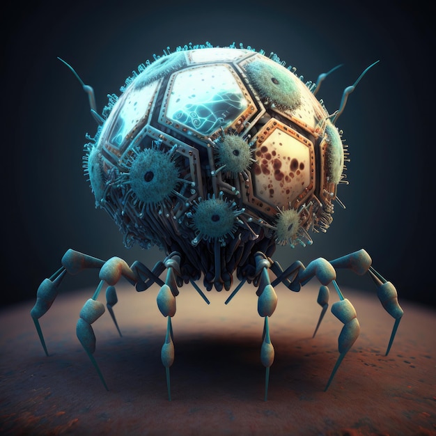 Photo nano bots virus hunter