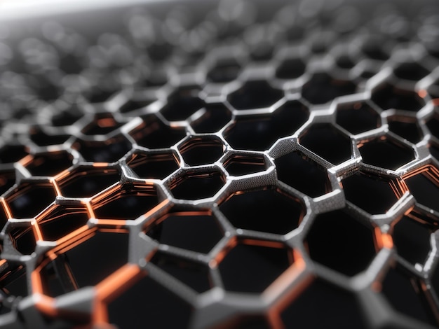 Photo nano marvels 3d carbon nanotubes on a dark background