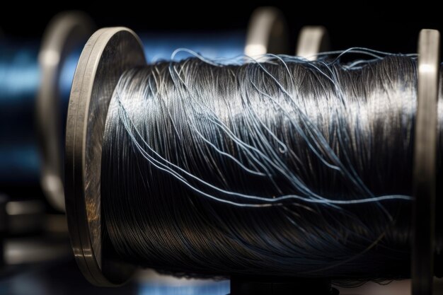 Nanomaterials being spun into fibers for use in clothing and textiles created with generative ai