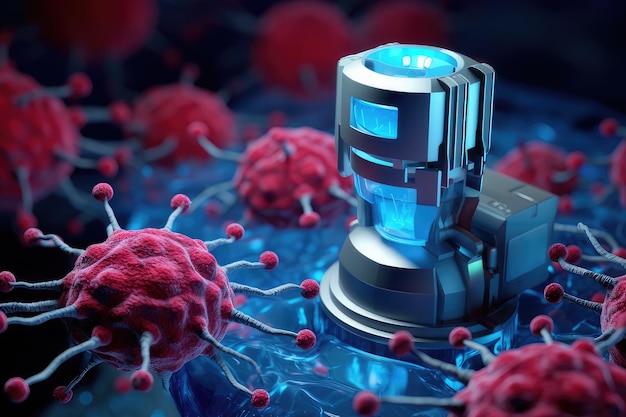 A nanosensor detecting and diagnosing a disease in its early stages using advanced machine learning