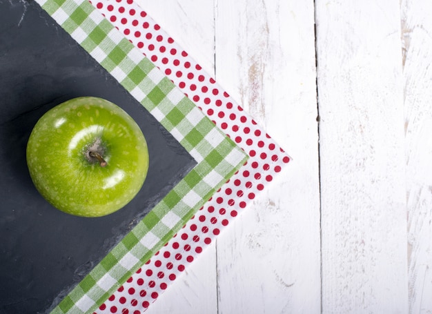 Napkins with an apple