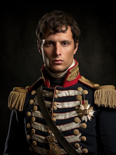 Photo napoleon bonaparte the charismatic military strategist and emperor