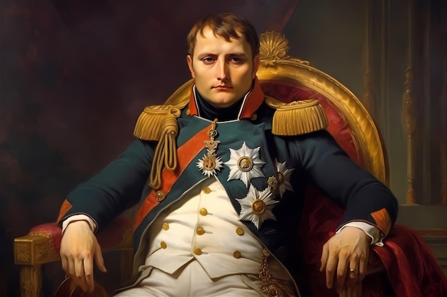 Foto ritratto dell'imperatore francese napoleone bonaparte persona famosa