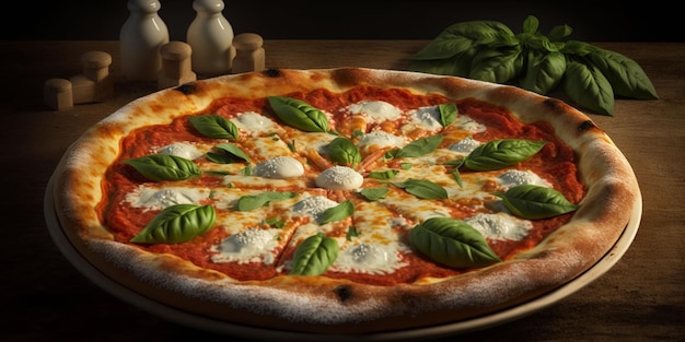 Napolitaanse Italiaanse pizza margherita pizza genoemd