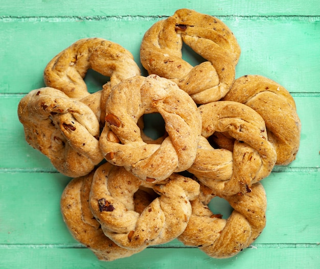 Napolitaanse koekjes genaamd Taralli.