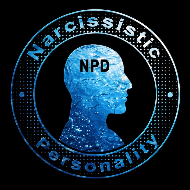 Photo narcissistic personality disorder npd psychology concept